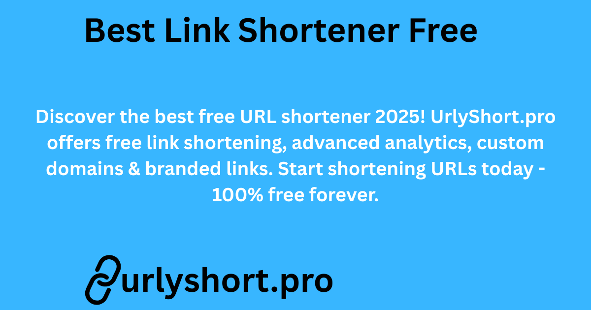 Best Free URL Shortener 2025 | Free Link Shortener with Analytics
